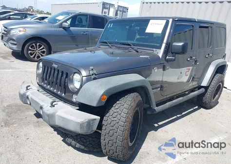 2016 Jeep Wrangler Unlimited Sport z USA, uszkodzony, nr VIN 1C4BJWDG7GL229364